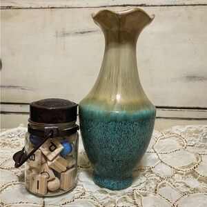 Elegant Two-Tone Ceramic Vase